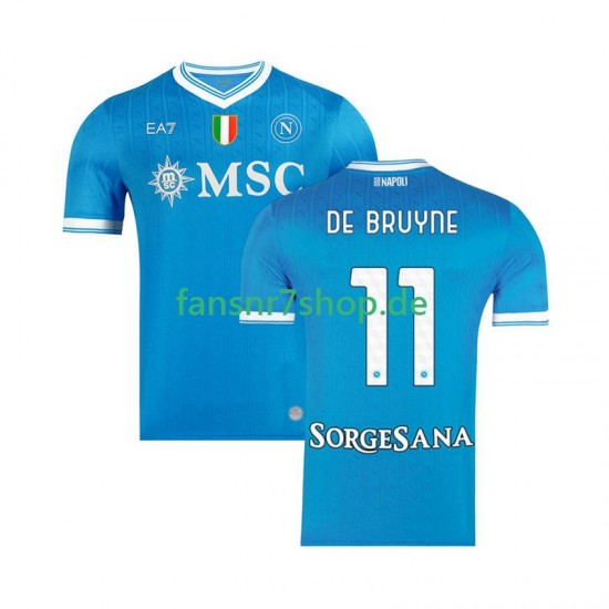 SSC Neaples fußball trikot Kevin De Bruyne 11 Herren Heim 2025-2026 Kurzarm