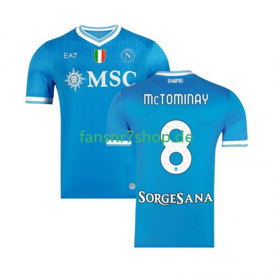 SSC Neaples fußball trikot Scott McTominay 8 Herren Heim 2025-2026 Kurzarm