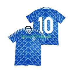 Niederlande fußball trikot 10 1998 Herren Auswärts Retro Kurzarm