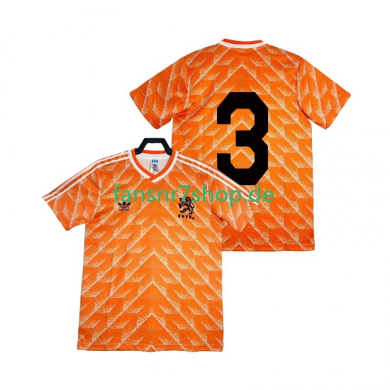 Niederlande fußball trikot 3 1988 Herren Heim Retro Kurzarm
