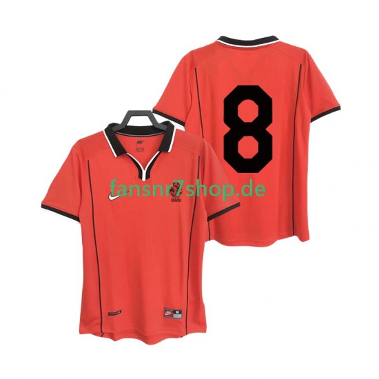 Niederlande fußball trikot 8 1998 Herren Heim Retro Kurzarm
