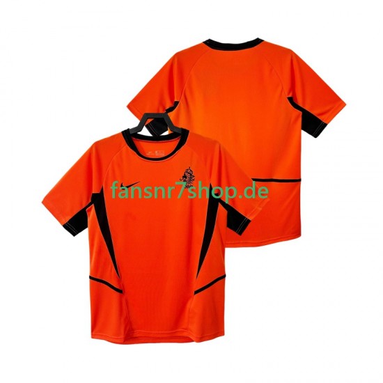 Niederlande fußball trikot 2002 Herren Heim Retro Kurzarm