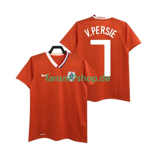 Niederlande fußball trikot Robin van Persie 7 Herren Heim Retro 2008 Kurzarm