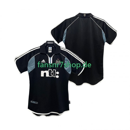 Newcastle United fußball trikot 2000 2001 Herren Auswärts Retro Kurzarm