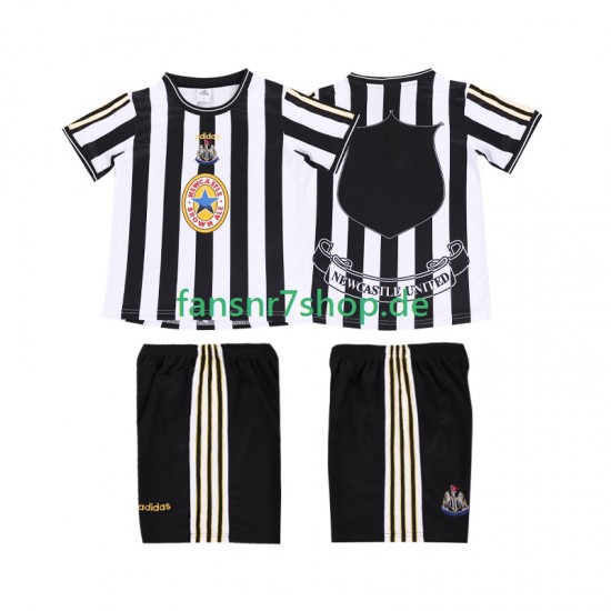 Newcastle United fußball trikot 1997 Kinder Heim Retro 1999 Kurzarm