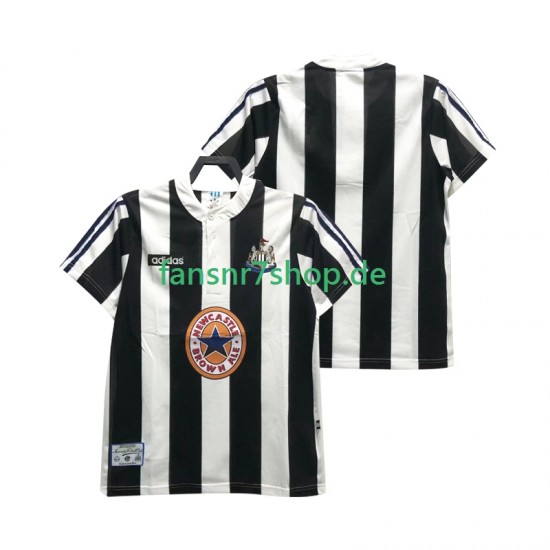 Newcastle United fußball trikot 1995 1997 Herren Heim Retro Kurzarm