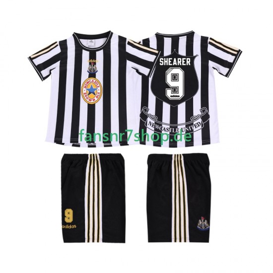 Newcastle United fußball trikot SHEARER 9 1997 Kinder Heim Retro 1999 Kurzarm