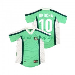 Nigeria fußball trikot OKOCHA 10 1998 Herren Heim Retro Kurzarm