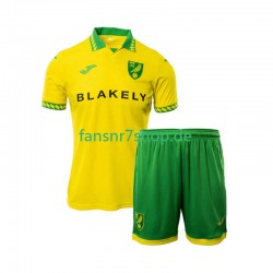 Norwich City fußball trikot Kinder Heim 2025-2026 Kurzarm