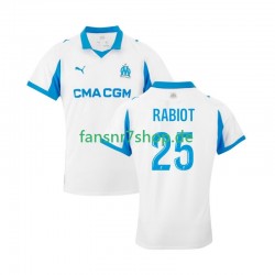 Olympique Marseille fußball trikot Adrien Rabiot 25 Herren Heim 2025-2026 Kurzarm