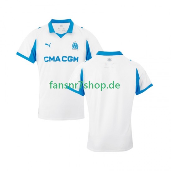 Olympique Marseille fußball trikot Herren Heim 2025-2026 Kurzarm