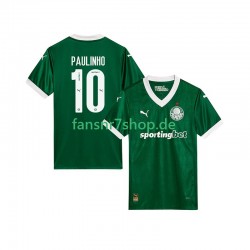 Palmeiras fußball trikot Paulinho 10 Herren Heim 2025-2026 Kurzarm