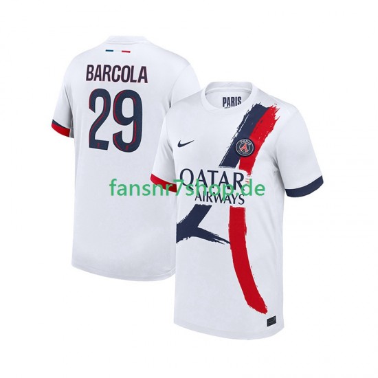 Paris Saint-Germain fußball trikot Bradley Barcola 29 Herren Auswärts 2025-2026 Kurzarm