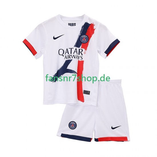 Paris Saint-Germain fußball trikot Kinder Auswärts 2025-2026 Kurzarm