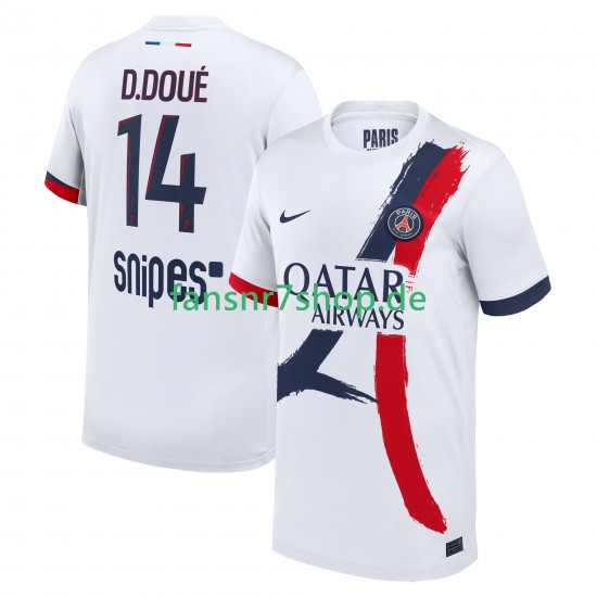 Paris Saint-Germain fußball trikot Desire Doue 14 Herren Auswärts 2025-2026 Kurzarm