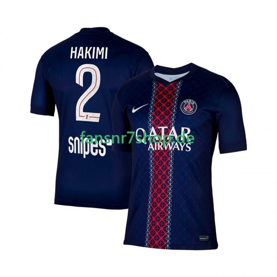 Paris Saint-Germain fußball trikot Hakimi 2 Herren Heim 2025-2026 Kurzarm