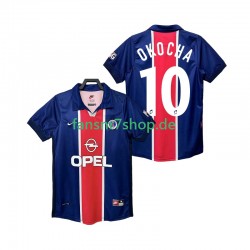 Paris Saint-Germain fußball trikot OKOCHA 10 1998 Herren Heim Retro 1999 Kurzarm