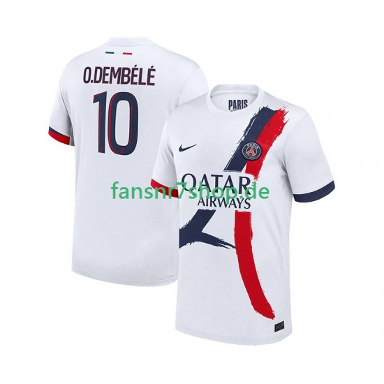 Paris Saint-Germain fußball trikot Ousmane Dembele 10 Herren Auswärts 2025-2026 Kurzarm