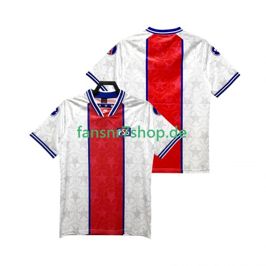 Paris Saint-Germain fußball trikot 1995 Herren Auswärts Retro 1994 Kurzarm
