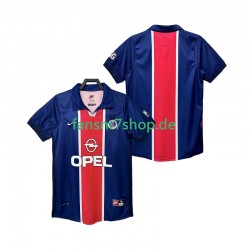 Paris Saint-Germain fußball trikot 1998 Herren Heim Retro 1999 Kurzarm