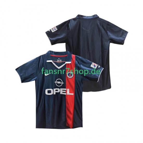 Paris Saint-Germain fußball trikot 2001 2002 Herren Heim Retro Kurzarm Paris Saint-Germain fußball trikot 2001 2002 Herren Heim Retro Kurzarm