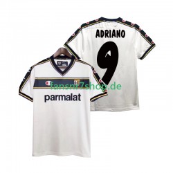 Parma fußball trikot ADRIANO 9 2002 2003 Herren Auswärts Retro Kurzarm