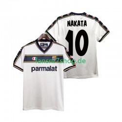 Parma fußball trikot NAKATA 10 2002 2003 Herren Auswärts Retro Kurzarm