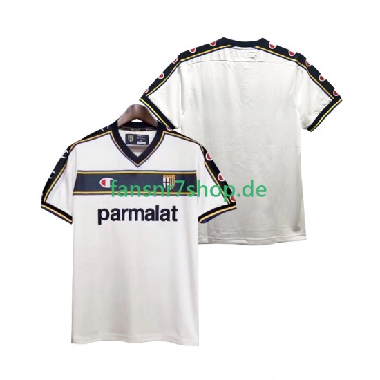 Parma fußball trikot 2002 2003 Herren Auswärts Retro Kurzarm