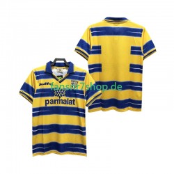 Parma fußball trikot 1998 Herren Heim Retro 1999 Kurzarm