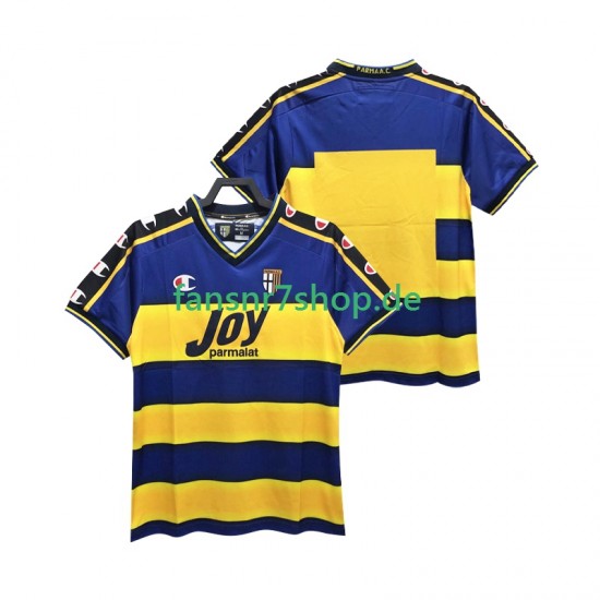 Parma fußball trikot 2001 2002 Herren Heim Retro Kurzarm