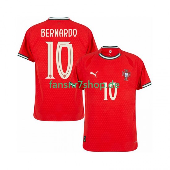 Portugal fußball trikot Bernardo Silva 10 Herren Heim 2025-2026 Kurzarm