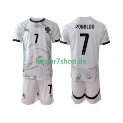 Portugal fußball trikot Cristiano Ronaldo 7 Kinder Auswärts 2025 Kurzarm