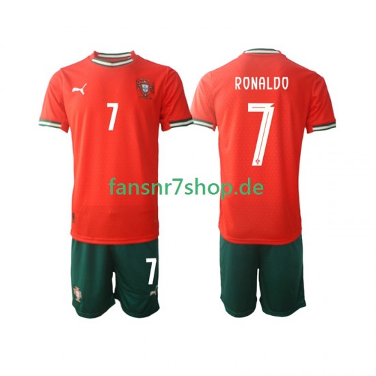 Portugal fußball trikot Cristiano Ronaldo 7 Kinder Heim 2025 Kurzarm