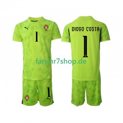 Portugal fußball trikot Diogo Costa 1 Torhüter Kinder Heim 2025 Kurzarm