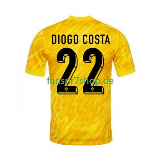 Portugal fußball trikot Diogo Costa 22 Torhüter Herren Heim 2024 Kurzarm