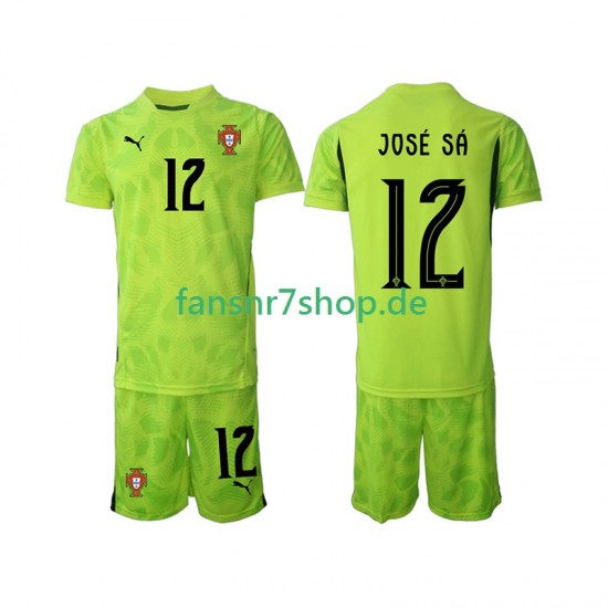 Portugal fußball trikot Jose Sa 12 Torhüter Kinder Heim 2025 Kurzarm