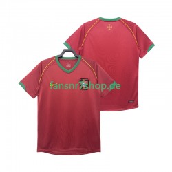 Portugal fußball trikot Herren Heim Retro 2006 Kurzarm