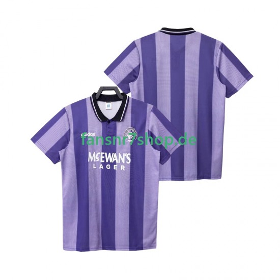 Rangers fußball trikot 1993 Herren Ausweich Retro 1994 Kurzarm