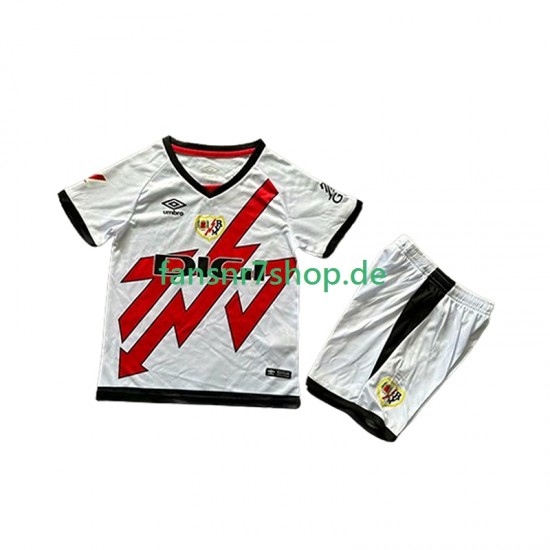 Rayo Vallecano fußball trikot Kinder Auswärts 2024-2025 Kurzarm
