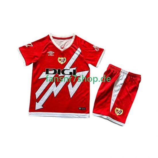 Rayo Vallecano fußball trikot Kinder Heim 2024-2025 Kurzarm