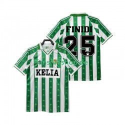 Real Betis fußball trikot FINIDI 25 1995 1996 Herren Heim Retro Kurzarm