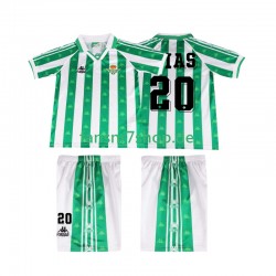 Real Betis fußball trikot Tomas Olias 20 1996 1997 Kinder Heim Retro Kurzarm