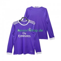 Real Madrid fußball trikot 2016 2017 Herren Auswärts Retro Langarm