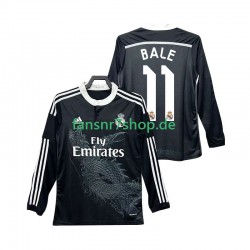 Real Madrid fußball trikot BALE 11 2014 2015 Herren Ausweich Retro Langarm