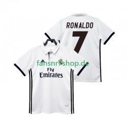 Real Madrid fußball trikot CRISTIANO RONALDO 7 2017 2018 Herren Heim Retro Kurzarm