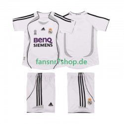 Real Madrid fußball trikot 2007 Kinder Heim Retro 2006 Kurzarm