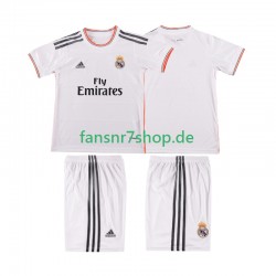 Real Madrid fußball trikot 2013 2014 Kinder Heim Retro Kurzarm