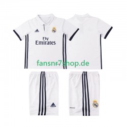 Real Madrid fußball trikot 2016 2017 Kinder Heim Retro Kurzarm