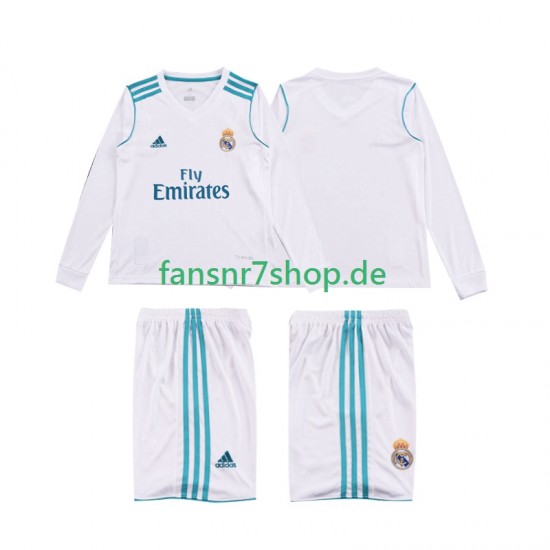 Real Madrid fußball trikot 2017 2018 Kinder Heim Retro Langarm