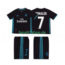 Real Madrid fußball trikot Cristiano Ronaldo 7 2017 2018 Kinder Auswärts Retro Kurzarm